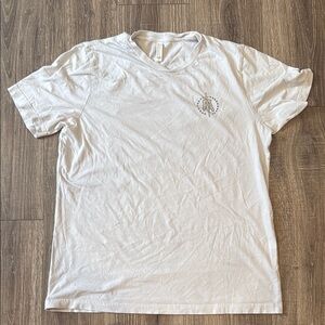 Men's Cream Graphic  T-Shirt